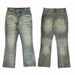 y2k Vintage Smart Casual men ripped blue jeans cotton biker stylish soft designer mens flare pants_mkmklike.com