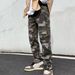 Vintage Streetwear Distressed Camo Jeans For Men - Relaxed Fit, Hip-Hop Style, Comfortable Cotton Blend, S-4XL_mkmklike.com