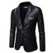 2024 Spring/autumn new PU leather for men's Korean casual youth fashion handsome jacket top_mkmklike.com