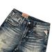 Vintage Denim Shorts For Men - Retro Distressed Straight Cut Casual Summer Shorts With Five-Pocket Design_mkmklike.com