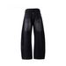 Men's Clothing Men's Wide Leg Curved Blade Jeans Washed Distressed Retro Style Spring Summer Loose Trendy Versatile Trousers_mkmklike.com