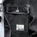 Loom Trendy Brand Denim Jacket For Men, Autumn Style, European And American Slim Fit, Turn-Down Collar, Men's Casual Black_mkmklike.com