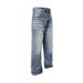 Vintage Washed Jeans – Distressed Straight-Leg Denim For Men (M-Xxl, Classic Blue) Comfortable Straight Fit_mkmklike.com