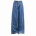 Vintage Relaxed Fit Wide Leg Jeans For Women - Stretchy Waist Flowy Denim Pants (Retro Blue) | Boho Chic & Comfortable_mkmklike.com