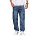 Men’s Light Blue Stretch Jeans – Comfortable Slim Fit Denim Pants (Sizes S-XXXL)_mkmklike.com