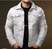 Spring Autumn Winter Men's Youth Jacket Denim Slim Fit Tooling Thick Jacket_mkmklike.com