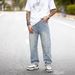 Men's Clothing Men's Retro American Style Jeans Trendy Brand Loose Straight Leg Pants Handsome Versatile Casual Trousers_mkmklike.com