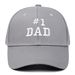 Unisex Letters 1# DAD Letter embroidered baseball cap Cotton hardtop baseball cap outdoor casual shade_mkmklike.com