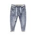 Men's Slim Fit Stretch Jeans Light Blue Distressed with Embroidery Comfortable Cropped Casual Pants for Spring Summer Fall_mkmklike.com