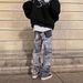 Men's Slim Fit Stretch Denim Jeans - Trendy Streetwear Straight Leg Pants For Youth (S-XXXL, Blue, Washed Cotton)_mkmklike.com