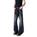 High-quality Foreign Trade Unbranded Harajuku New WAashed Cat Whisker Mopping The Floor Slightly Pull Jeans Men's Straight Ins Simple_mkmklike.com