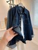 Chicco Chicco Korean Retro Long Sleeve Denim Shirt For Women Loose Lazy Simple Versatile Washed Jacket Autumn New Trendy Student_mkmklike.com