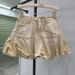 Pleated Skirt For Women Summer New Style Gradient Pink High Waist Slim A Line Anti Exposure Denim Bud Short Skirt_mkmklike.com