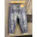 2026 Loose Fit Men's Pants, 2026 Spring New Trendy And Cool Printed Jeans, American Retro Washed Men's Pants_mkmklike.com