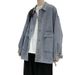 Loom Hong Kong Style Cool Denim For Men Korean Version Trendy Loose BF European And American Street Fashion Brand Ins Retro_mkmklike.com