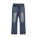 Men's Clothing Men's Vintage 517 Flare Jeans – Washed Ripple Effect Denim Pants, 90s High Street Baggy Trousers With Distressed Details_mkmklike.com