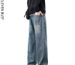 Men's Straight-Leg Fleece-Lined Jeans – High Street Vintage, Winter-Ready Cotton Denim (83% Cotton, Washed & Whiskered, 28-38, No Stretch, Mid-Rise)_mkmklike.com
