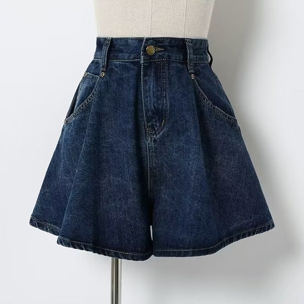K Cowboy Shorts, Wide Leg Shorts, New Women's Clothing, Slim And Stylish, Loose And Versatile, High Waisted_mkmklike.com