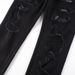 Men's Clothing Embroidered Cobra Ripped Slim Fit Stretch Denim Jeans With Cobra Embroidery & Distressed Details - High Street Fashion For Urban Style_mkmklike.com