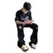 American Style High Ripped Jeans For Men, Summer Rivets, Niche Design Sense, Rugged And Handsome, Explosive Street_mkmklike.com