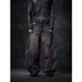 Vintage Washed High-Waisted Baggy Jeans Men's 90s Grunge Streetwear Denim Distressed Details Black Grey S-3XL_mkmklike.com