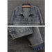 American-sty Denim Jacket For Women, 2026 Spring And Autumn, Hong Kong Retro Design, Loose Fit, Petite Jacket,_mkmklike.com