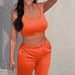 Women's Clothing fashion sleeveless vest slim hip suit tube top backless casual two piece suit_mkmklike.com