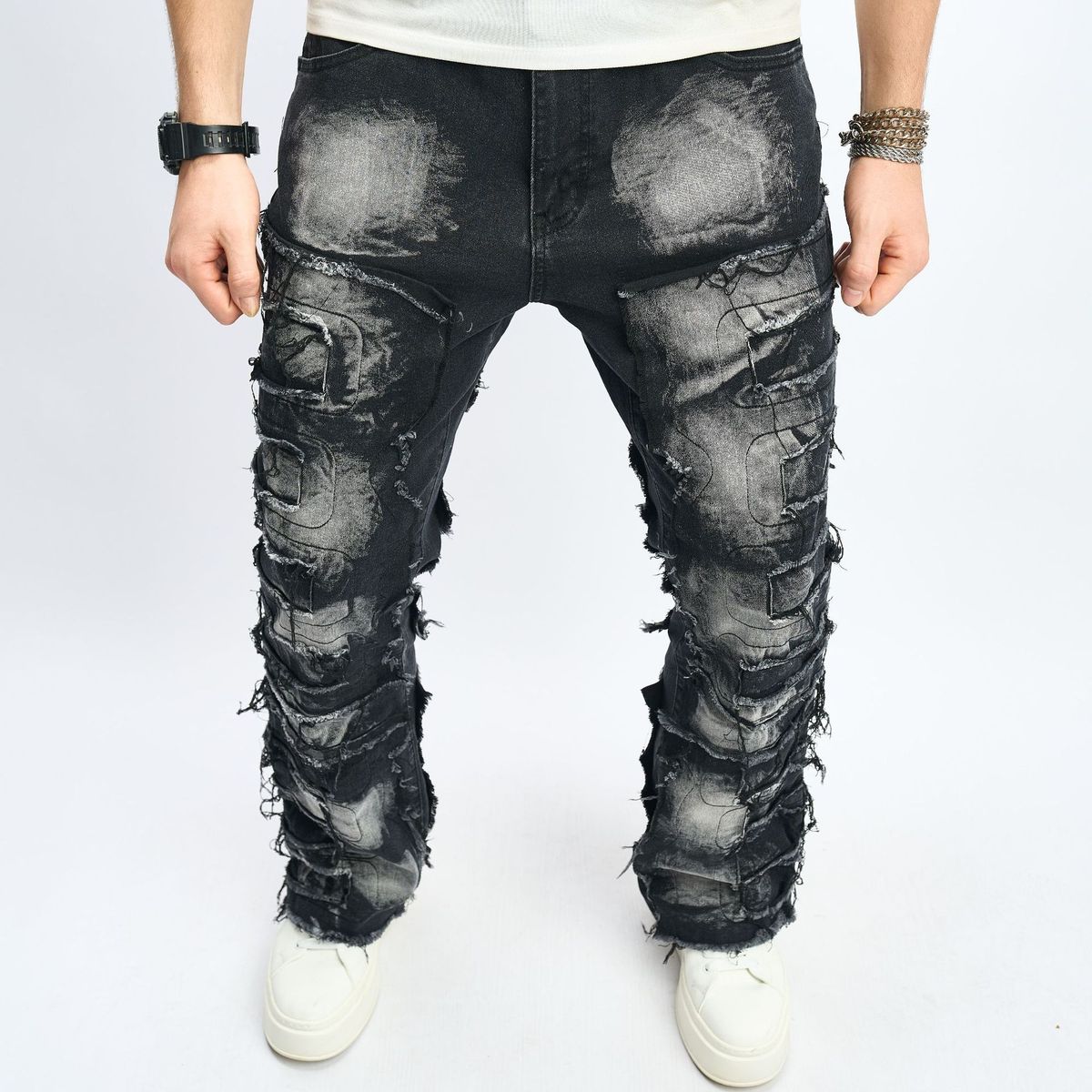 Men's Clothing Jeans Men's Slim Elastic Slim Fit Versatile Pants And Nigeria Denim_mkmklike.com