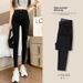 Fleece-lined Skinny Jeans For Women, 2025 New Model, Dark Blue High-waisted Stretchy Pencil Pants, Winter Tight Pants_mkmklike.com