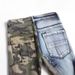 2025 New Jeans Men's Slim-fit Elastic Camouflage Splicing Color Men's Small-footed Jeans Tide_mkmklike.com