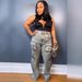Women’s High-Waisted Cargo Jeans – Detachable Button Straps, Multi-Pocket Utility Pants, Streetwear Staple (S-3XL)_mkmklike.com