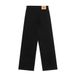 Wide-Leg Jeans Men's Trendy Brand Vibe American Loose Solid Color Simple Style Casual Dad Straight-Leg Long Pants_mkmklike.com