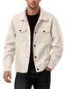 European And American Cross-Border Corduroy Single-Breasted Casual Sports Trend Pocket Jacket Men's Turn-Down_mkmklike.com