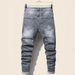 New Summer Mens Stretch Skinny Jeans Luxury Brand Blue Denim Pants High Quality Male Street Fashion Slim Fit Ripped Black Jeans Hip Hop_mkmklike.com