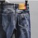 Men's Clothing Slant Pocket Casual Jeans For Men Spring And Autumn New High End Trendy Brand Versatile Slim Fit Long Pants_mkmklike.com