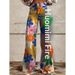 2025 Digital Print Five-Point Star Denim Women's Wide-Leg Long Trousers, Slightly Flared Pants, Best-Selling_mkmklike.com