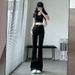 Hong Kong-style Retro High-waisted Jeans Women, Autumn 2022 New Model, Slimming And Versatile, Slightly Flared Long_mkmklike.com