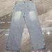 Men's Distressed Denim Jeans – Rhinestone Embellished Washed Blue Jeans | High-Street Fashion Straight-Leg Pants_mkmklike.com