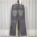 Men's Cleanfit Washed Black Gray Splatter Fringe Flared Jeans - Straight Leg Distressed Denim Pants With Raw Hem_mkmklike.com