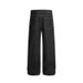 Unisex Vintage Button-Fly Jeans – Retro Straight Leg With Relaxed Fit For Men & Women (S-3XL, Classic Black Denim)_mkmklike.com