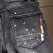 Men's Slim Fit Ripped Jeans Distressed Black Grey Denim Stretch Skinny Fit Cat Whisker Wash Trendy Casual Pants_mkmklike.com