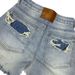 Summer Denim Shorts for Women High-Waisted Slimming Straight Leg with Letter Design And Frayed Edges Niche Correct Version 2026_mkmklike.com