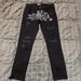 American High Street Men's Pants Hip Hop Spider Web Design Jeans_mkmklike.com