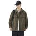 Lunar Apex Casual Workwear Spring And Autumn Style Turn-down Collar Denim Jacket Plus Size Trendy Men's Top_mkmklike.com