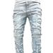 Men's Streetwear Straight Leg Jeans – High Waist Washed Denim Pants For Hip-Hop & Casual (S-XXL, 5 Colors)_mkmklike.com