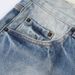 Men's Clothing European And American Street Fashion Ripped Raw Edge Flared Men's Trendy Brand New Loose Distressed Flared Jeans_mkmklike.com