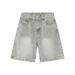 Men's Clothing Summer New Retro Distressed Blue Denim Shorts Men's Loose Straight Shorts Versatile Hot Pants Trendy Brand_mkmklike.com