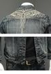 Men's Denim Jacket Retro Slim Fit Streetwear Motorcycle Biker Coat For Casual Daily Wear Denim Jackets_mkmklike.com