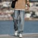 Men's Loose Straight-Leg Jeans – Spring/Summer Vintage Washed Denim, Streetwear Style, Wide-Leg Trousers (Casual, Comfort Fit, Trendy)_mkmklike.com