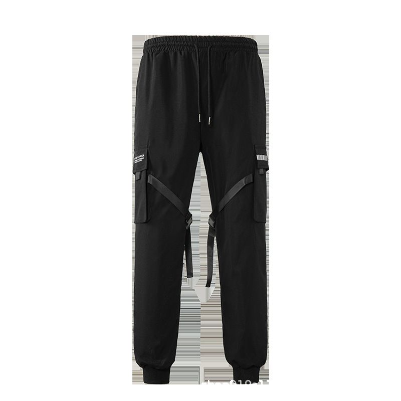 Ouma Cargo New Summer Thin Loose Men's Sports Casual Multi-Pocket Pants Trendy Versatile_mkmklike.com